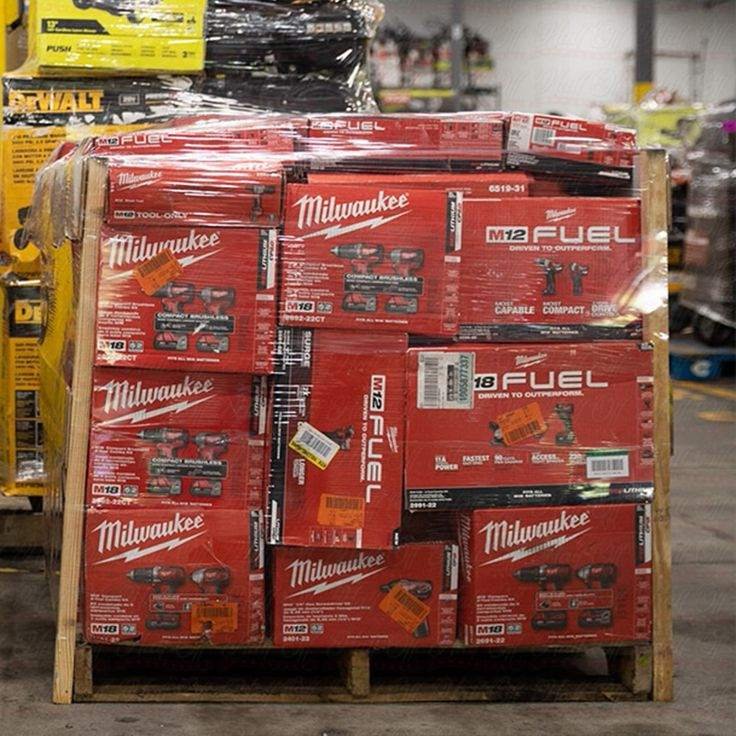Milwaukee Tool Pallet, Full Wrap