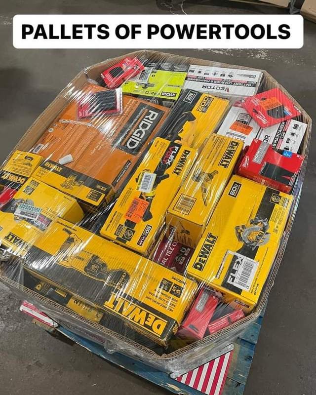 Mixed-Brand Power Tools Pallet