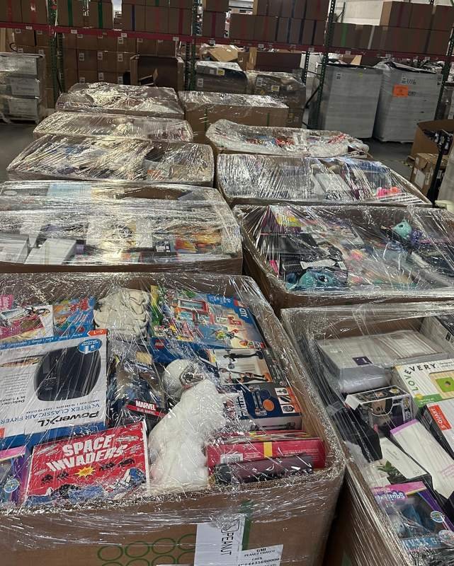 Wrapped Mixed Pallets (Unmanifested)
