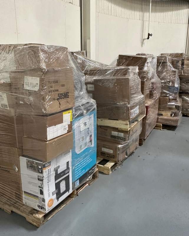 Wrapped Mixed Pallets (Unmanifested)