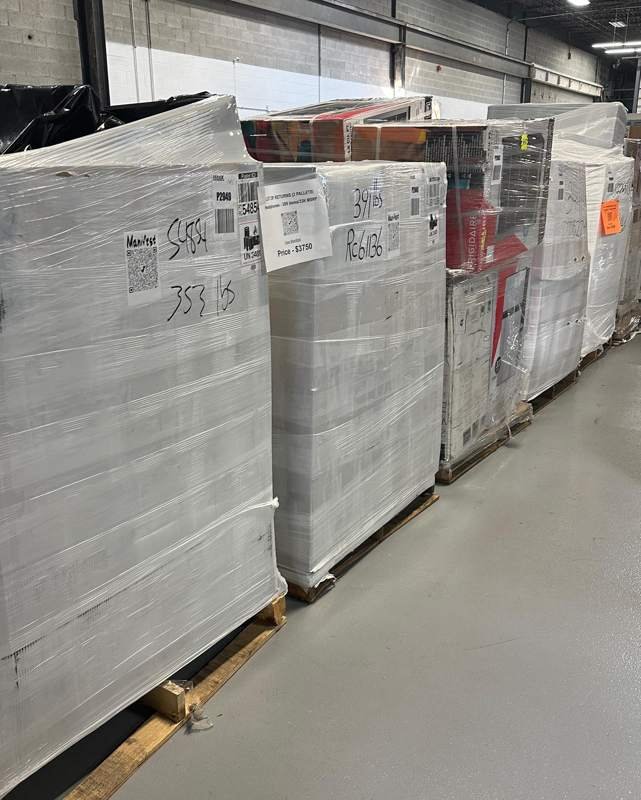 Wrapped Mixed Pallets (Unmanifested)