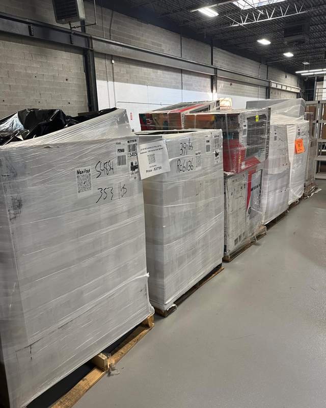 Wrapped Mixed Pallets (Unmanifested)