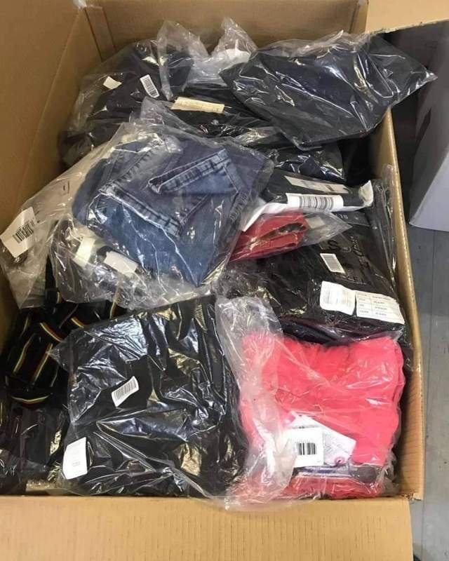 Bagged Apparel Pallet