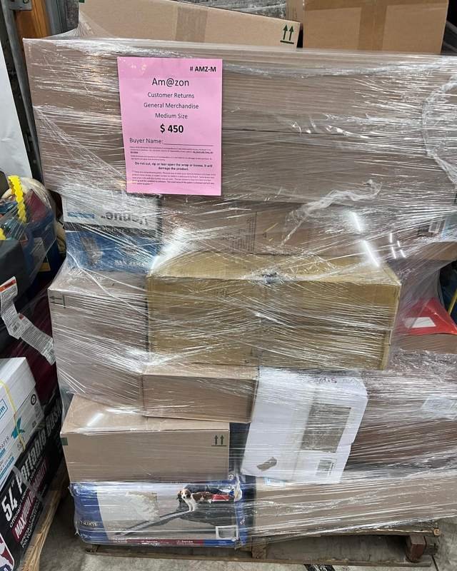 Wrapped Mixed Pallet A (Unmanifested)