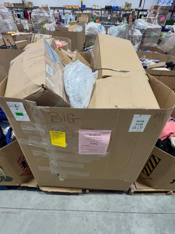 Wrapped Mixed Pallet B (Unmanifested)