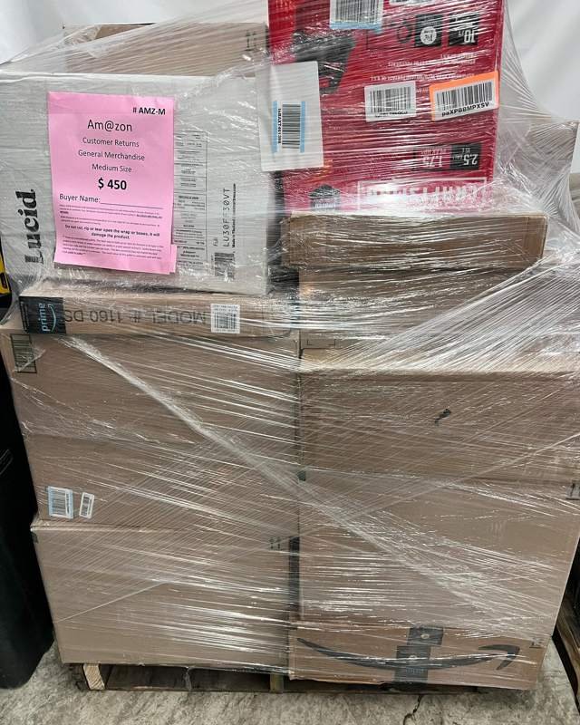 Wrapped Mixed Pallet B (Unmanifested)