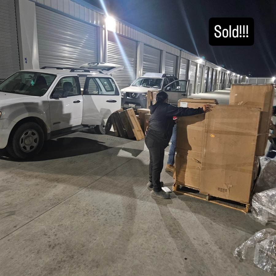 Pallets loaded for pickup