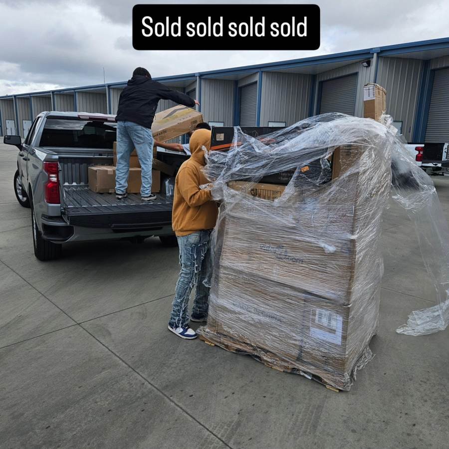 Pallets loaded for pickup